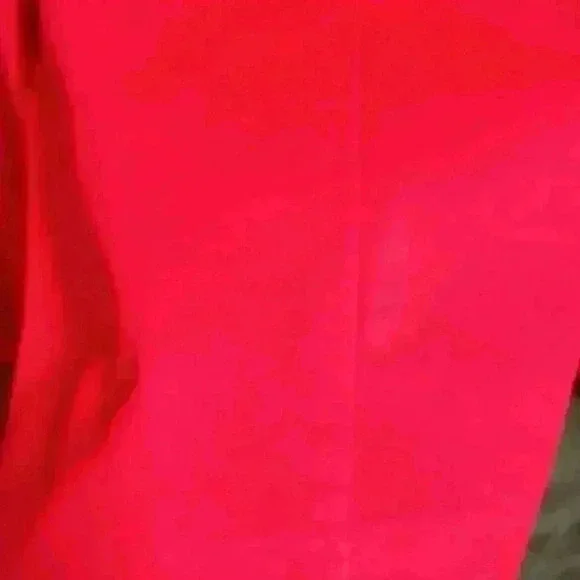 Talbots Red Raincoat/Overcoat/Trench Coat W/Belt 2 Front Pockets Lined Size M - Picture 10 of 11